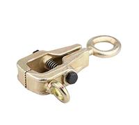 2 Way Pull Clamp Self Tightening Frame Grips Heavy Duty 5 Ton Top Straight Auto Body Repair Tool for Professional Mechanics Chrome Steel Gold Color