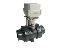 2 Way PVC DN40 Motorized Ball Valve BSP/NPT 1-1/2'' 3/4/7 Wires AC110-230V 10NM Electric Ball Valve On/Off 15 Sec Metal Gear CE(Glue End,AC110V-230V_CR401)