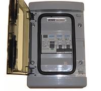 2 Way RCD Consumer Unit 63 Amp 30mA with 6 Amp and 16 Amp Type B MCB Circuit Breakers Garage Shed