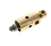 2-Way Rotary Joint G1/4'' - G3/8'' Male Right Hand x Female Brass 50bar (702.5psi)
