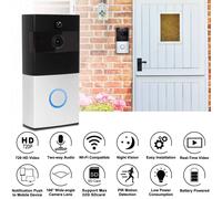 TECKNET Wireless Doorbell, IP65 Waterproof Wall Plug-in Cordless Door Chime Kit with 1300feet / 400m Range, 60 Chimes, 5-Level Volume & RGB Light, Best for Plug in Door Entry Bell