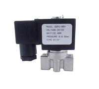 2 Way SS304 Water Solenoid Valve Normally Close G1/4" AC220V Orifice 4mm/5mm/6mm SPU Zero Pressure Start 0-4bar/1bar/0.5bar(AC24V_NBR)