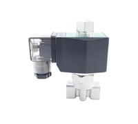 2 Way Stainless Steel Water Normally Open Solenoid Valve SS304 1/4" 1/8" Orifice 2.5mm/3mm Zero-Pressure Start GSPU-M03K(1/4",Orifice 2.5MM_DC12V)