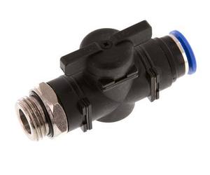 2-Way Straight Ball Valve 12 mm - G1/2'' Plastic/Brass