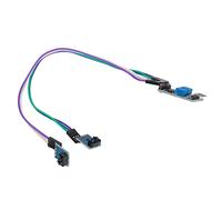 2 Way Tracking Sensor Module High Accuracy Infrared Detection Smart Car Black White Line Obstacle Avoidance Sensor