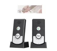 2 Way Voice Intercom H8 2 way voice intercom abs wireless intercomunicador 410m to 490m Wireless Intercom Systems for Home with 3 Adjustable Sound Indoor and Door Chimes & Bells