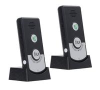 2 Way Voice Intercom, Super Long Range Wireless Intercomunicador, Home Security Easy Install, Waterproof Indoor Outdoor Interphone System, Fit for Home Hospital Office, Black