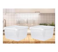 2 Wham Food Storage Container 15L Large Food Preserve Box 32.5cmx18cm