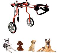 2-wheel Aluminum Alloy Adjustable Dog Wheelchair For Hind Limb Recovery, Suitable For Disabled、Frail Pets/dogs/cats 9-18kg.