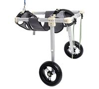2 Wheel Lightweight Aluminum Alloy Pet Wheelchair, Dog Stroller for Hind Leg Rehabilitation 5-60kg ( XL)