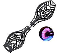 2 Wheel Pivoting Skateboard with 360-degree Casters for Kids, Teens, and Adults - Perfect for Fun and Mobility