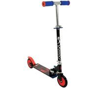 2 Wheel Spiderman Folding in Line Scooter With Plaque, Adjustable Height Handlebar, Lightweight Sturdy Aluminum Alloy kids scooter, Boys Scooter for Birthday Gift ( 67x 30 x77.5cm)