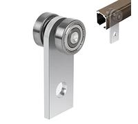 2 Wheel Trolley Assembly Roller Trolley 1Pcs,WMLBK Heavy Duty Castor Wheels Silent Caster for Furniture Easy Bolt Installation,for use with 1-5/8" Wide and All 1-5/8" or Taller Strut Channel