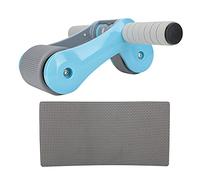 2 Wheels Ab Roller Wheel, Abdominal Exercise Equipment with Knee Pad, Ab Wheel Roller for Home Gym Fitness, Durable ABS Plastic and Aluminum Alloy Abdominal Muscle Exerciser (Blue)
