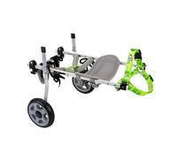 2 Wheels Dog Wheelchair for Back Legs - Adjustable Easy to Assemble Supports Mobility & Exercise for Disabled Pets Lightweight & Durable Design