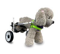 2 wheels Dog Wheelchair for Back Legs, All-Terrain Tires for Dog Wheelchair, Adjustable Dog Wheelchair, Disabled or Injured DogsBlack,L