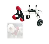 2 Wheels Dog Wheelchair for Small Dogs & Cats - Mobility Aid for Back Legs Adjustable Support for Disabled Pets Puppy Wheelchair for Enhanced Mobility