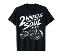 2 Wheels Move the Soul Motorcycle Bike Rider Gift T-Shirt