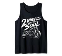 2 Wheels Move the Soul Motorcycle Bike Rider Gift Tank Top