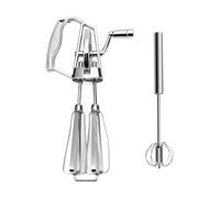 2 Whisks, Hand Whisk, Rotary Mixer, Semi-Automatic Mixer, Kitchen Whisk