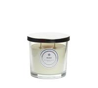 2-Wick Scented Luxury Candle in Glass: Lux Collection, Long-Lasting Aroma, Elegant Home Decor (Peony)