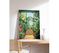 2 William Morris Print Vintage Botanical Gardens Poster Kew Gardens Print Rousseau Wall Art Vint A4 Poster on Canvas - Wall Art Home Decor Movie Poster Canvas Film Cinema Retro Vintage Cult Classic N