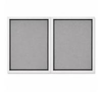 2 Window Mosquito Nets 130 x 150 cm Black | Polyester Mesh with Velcro, Mosquito Repellent, Fly Repellent | Installation Without Drilling | Adhesive Mosquito Net, Window Insect Net, DIY Mosquito Net