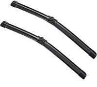 2 wiper Factory for Mercedes-Benz W207 W212 E350 E400 E550 E63 AMG W204 Class C250 C300 C350 C63 AMG W218 C218 CLS550 CLS63 Front Wiper Blade Set - 24"/24" (Set of 2) Side Lock 19mm