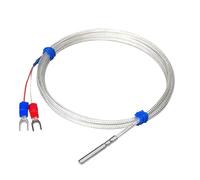 2 wire type 4 * 30mm 4 * 50mm PT100 thermal probe -20~250'C thermocouple temperature sensor(4x30mm)