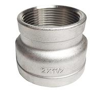 2" x 1-1/2" Female Reducer Reducing Coupling,Stainless Steel 304 NPT Female Threaded Cast Pipe Fitting,Nipple