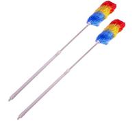 2 x 1.2M EXTENDABLE BENDABLE ANTI STATIC TELESCOPIC STATIC FEATHER DUSTER EXTENDING