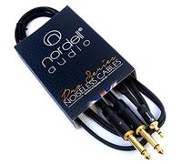 2 x 1/4" inch Jack to 3.5mm Stereo Mini Jack Lead Cable 1.5m 5ft