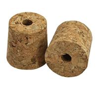 2 x 1 Gallon Bored Cork Bungs For Bubbler Airlocks - 31mm / 27mm