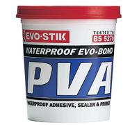 2 x 1 Litre Evo-Stik Waterproof PVA Building Glue Primer Sealer waterproofer Admixture 123601