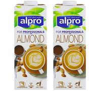 2 x 1 Litre Long Life Vegan Almond Milk Compatible with Alpro Plant Based Non -Dairy Drink | (2 Pack)