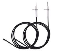 2 x 1 metre pulse ignition wire and ceramic electrode mounting replacement, ignition electrode can DIY bend for pulse igniter, spark plug, ignition electrode replacement
