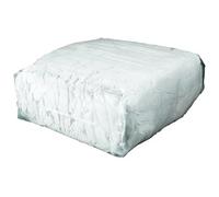 2 x 10 kg General Purpose Polishing 'Rags-In-A-Bag' White cotton / polyester Abrasives & Bodyshop