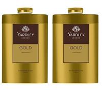 2 x 100gm Yardley London Gold Deodorizing Talcum Powder for Men