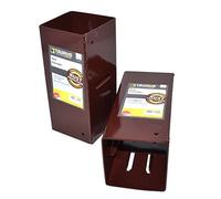 2 x 100mm x 100mm (4" x 4") Fence Post Extenders