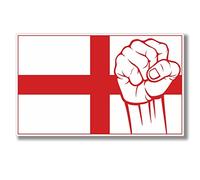 2 x 10cm/100mm England St George's Flag Window Cling Sticker Car Van Campervan Glass #4078