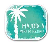 2 x 10cm/100mm Majorca Palma Spain Vinyl Sticker Decal Laptop Travel Luggage Car Bike Sign Fun #6329