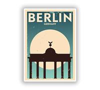 2 x 10cm/101mm Berlin Germany Vinyl Stickers Travel Luggage #10130