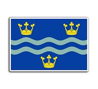 2 x 10cm Cambridgeshire UK Vinyl Stickers - Travel Sticker Laptop Luggage #32809 (10cm Wide)