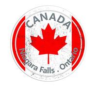 2 x 10cm Canada Niagara Falls Vinyl Stickers - Fun Sticker Laptop Luggage #23088 (10cm Wide)
