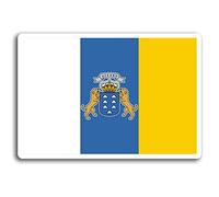 2 x 10cm Canary Islands Flag Travel Vinyl Stickers - Sticker Laptop #19586 (10cm Wide)