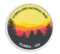 2 x 10cm Everglades National Park Vinyl Stickers - America USA Sticker #20484 (10cm Wide)