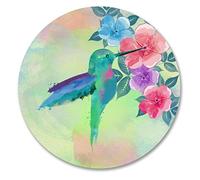 2 x 10cm Hummingbird Vinyl Sticker Decal Bird Laptop Car Tablet Pretty Fun #6205 (10cm x 10cm)