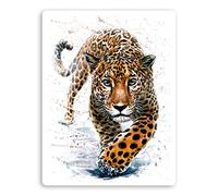 2 x 10cm Jaguar Big Cat Vinyl Stickers - Wild Animal Art Sticker #29207