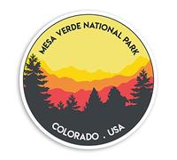 2 x 10cm Mesa Verde National Park Vinyl Stickers - USA America Sticker #20223 (10cm Wide)