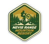 2 x 10cm Nevis Range Vinyl Stickers - Scotland Mountain Resort Bike Park MTB Route Sport Trails Biker Forest Travel Scrapbook Sticker #82517